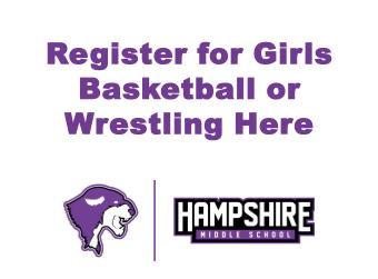 Register for Girls Basketball or Wrestling